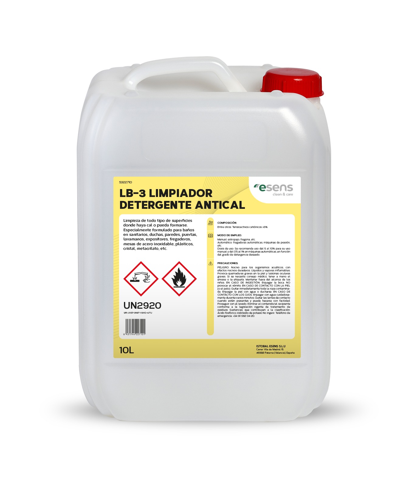 LB-3 Limpiador detergente Antical 10L